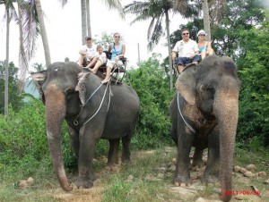Sloní trek s Emou a Viktorií
